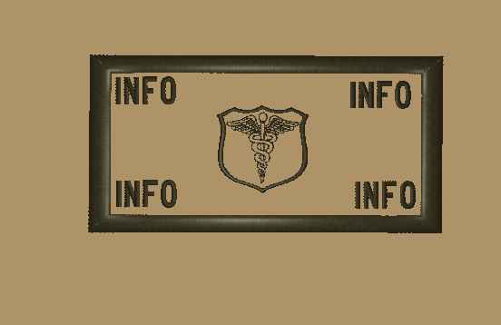 Patch-Flak/Caduceus & Shield